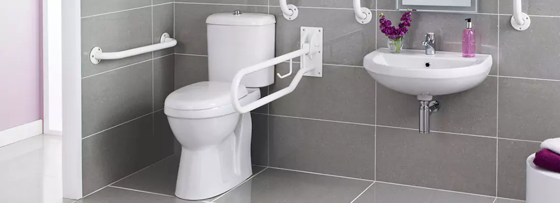 Modern Handicap Bathroom Solutions with Safety Features in Largo, FL